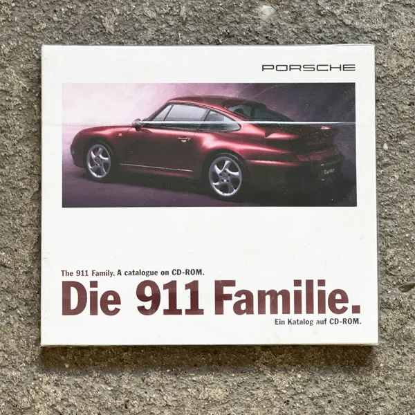 Die 911 Familie CD-ROM mit Installationen für Windows und DOS